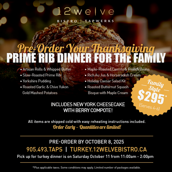 Thanksgiving Family-Style Prime Rib Dinner (Serves 4–6)